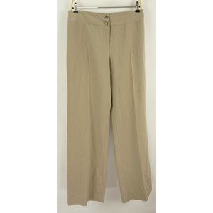 Armani Collezioni Tan Wide Leg Pants